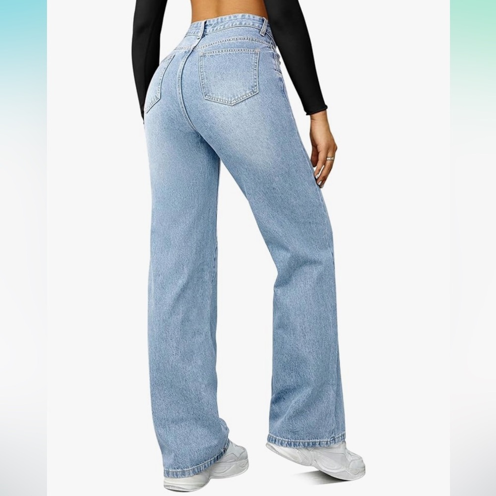 Amazon High Rise Straight Jeans - Picture 2 of 4